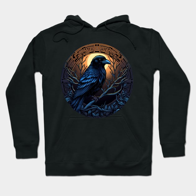 Viking Raven - Norse inspired Hoodie by Seraphine